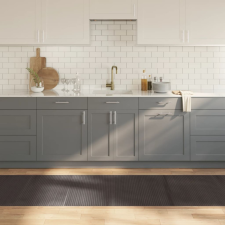  négyszögletű sötétbarna bambusz szőnyeg 80 x 300 cm lakástextília