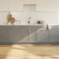  négyszögletű világos természetes bambusz szőnyeg 70 x 300 cm lakástextília