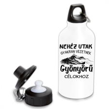 Nehéz utak, gyönyörű célok - Fémkulacs kulacs, kulacstartó