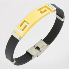  Nemesacél antiallergén karkötő, 21,5 cm karkötő