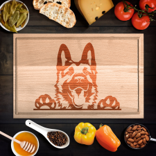  Németjuhász egyedi vágódeszka konyhai eszköz