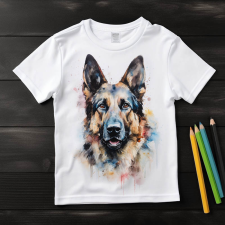  Németjuhász póló (Gyerek)(Színes) gyerek póló