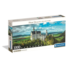  Németország Neuschwantein 1000 db-os panorama Compact puzzle Clementoni puzzle, kirakós