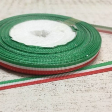 Nemzeti színű szalag 6mm x 23 m szalag, masni