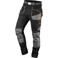 Neo 81-238-XXXL Munkanadrág, HD, Karcsúsított(Slim Fit), 60% Pamut, 37% Polyester, 3% Elastane, 285 g/m2, Övvel, XXXL (TOP-81-238-XXXL)