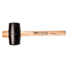 Neo GUMIKALAPÁCS 75MM 680g, hickory nyél kőműves és burkoló szerszám