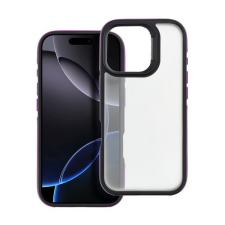 Neo iPhone 15 Pro kemény hátlap tok, átlátszó/lila tok és táska
