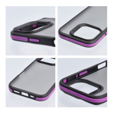 Neo iPhone 7 / 8 / SE 2020 kemény hátlap tok, átlátszó/lila tok és táska