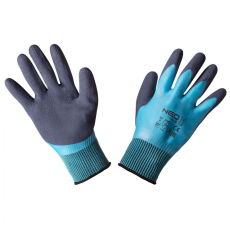 Neo munkakesztyű, latex bevonatú polyester(2 rétegű), 3141x, méret: 10 |97_643_10|
