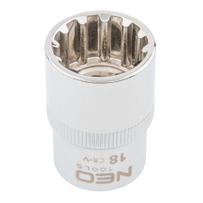 Neo Tools 08-590 Dugókulcs 18Mm, 1/2", Spline dugókulcs