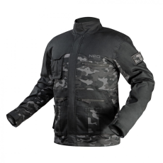 Neo Tools 81-212-L Munkadzseki, terepmintás, Camo URBAN, L, 60% pamut, 37% poliészter, 3% elasztán
