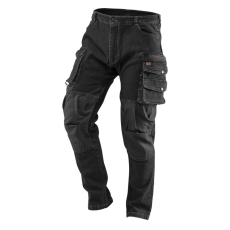 Neo Tools 81-236-XL Farmer Munkanadrág, Fekete, Xl