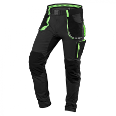 Neo Tools 81-290-XL Munkanadrág, PREMIUM, 4 irányban önbeálló anyag, fekete-zöld, XL