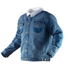 Neo Tools 81-557-XXXL Farmer Munkavédelmi kabát, DENIM, béléssel, XXXL munkaruha