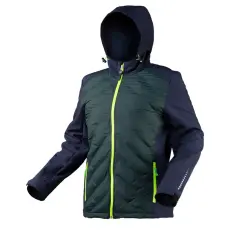 Neo Tools 81-559-XXL Softshell Munkavédelmi kabát, steppelt betéttel, PREMIUM, XXL
