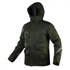 Neo Tools 81-573-L Munkakabát, Téli Kivitel, Olíva, L