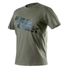 Neo Tools 81-612-M Munkavédelmi póló, CAMO, feliratos, olíva, 100% pamut, 180g/m2, M