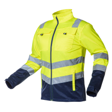 Neo Tools 81-742-M Láthatósági Munkavédelmi kabát, VISIBILITY, citromsárga, 60% pamut, 40% polyester, 260 gsm, L