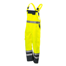 Neo Tools 81-775-M Láthatósági kantáros munkanadrág, sárga, M