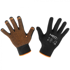 Neo Tools 97-620-8 Munkakesztyű, Latexbevonatú Pamut Polyesterrel,2143X, Méret: 8 védőkesztyű