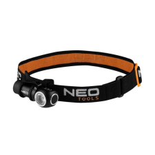 Neo Tools 99-027 Fejlámpa+zseblámpa 2az1-ben tölthető 600lm USB magnetic charging CREE XPG3 LED 6W fejlámpa