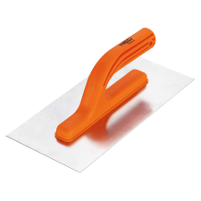 Neo Tools Acél simító, rozsdamentes, 270x125mm, műanyag markolat kőműves és burkoló szerszám