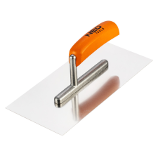 Neo Tools Acél simító, rozsdamentes, 270x128mm, fa markolat kőműves és burkoló szerszám