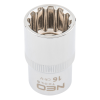 Neo Tools Dugókulcs 16mm, 1/2", SPLINE