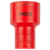  NEO TOOLS Dugókulcs 6-lapú 1/2" 27mm 1000V, szigetelt 25 év garanciával 01-193