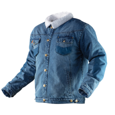 Neo Tools Farmer Munkavédelmi kabát, DENIM, béléssel, XXXL
