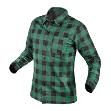 Neo Tools Flanel munkaing, zöld-fekete, 100% pamut, XXL munkaruha