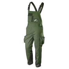 Neo Tools Kantáros munkanadrág olíva, 60% pamut, 40% polyester, 255 g/m2, M munkaruha
