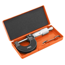 Neo Tools Mikrométer, műanyag tokban, 0-25mm (75-020) mérőszerszám
