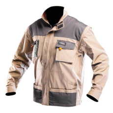 Neo Tools Munkadzseki 2 az 1-ben, S/48 100% pamut, 180g/m2, lezippzározható újjak, (81-310-S)
