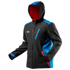 Neo Tools Munkadzseki, Softshell, Víz- és szélálló, HD+, vízállóság:5000mm, Lélegző:3000g/m2/24h, XXL (81-558-XXL)