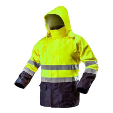 Neo Tools Munkakabát, láthatósági, vízálló, sárga, S (81-720-S)