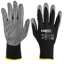 Neo Tools Munkakesztyű, nitril bevonatú poliészter, 4131X, 10, Rendelési egység: 12db védőkesztyű