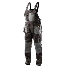 Neo Tools Munkanadrág, kantáros, HD, M/50 65% poliészter, 35% pamut, 267g/m2, térdprotektor zseb, fényvisszaverő, M (81-240-M)