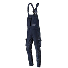 Neo Tools Munkanadrág, kantáros, tengerészkék, Navy, 60% pamut + 40% poliészter, XXXL (81-244-XXXL)