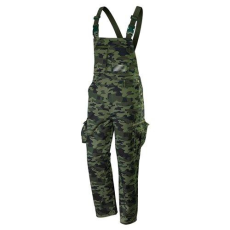 Neo Tools Munkanadrág, kantáros, terepmintás, CAMO, 60% pamut, 40% polyester, 255 g/m2, L (81-241-L)