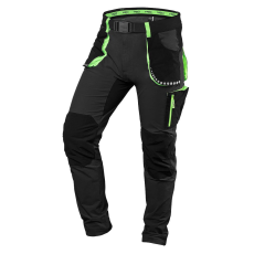 Neo Tools Munkanadrág, PREMIUM, 4 irányban önbeálló anyag, fekete-zöld, XL (81-290-XL)
