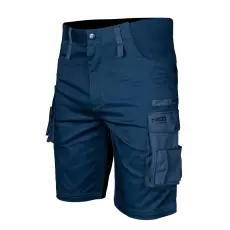 Neo Tools Munkás rövidnadrág Mix&Match, sztreccs anyag, 62% pamut, 35% poliészter, 3% elasztán, tengerészkék, L
