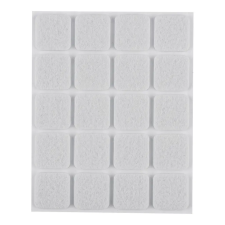Neo Tools Neo bútorláb filc készlet, öntapadós, 20x20mm, fehér (20db/csomag) bútor