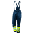 Neo Tools Neo kantáros munkásnadrág, lélegző, 240gsm, polyester+pamut, tengerészkék, fényvisszaverő csíkokkal, S