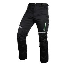 Neo Tools Neo munkásnadrág Mix&Match, 240g/m2, külső zsebek, profilozott térdbetét, fényvisszav. betétek, fek., S