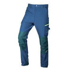 Neo Tools Neo munkásnadrág Mix&Match, 4 irányú sztreccs, 230g/m2, kék-zöld, M