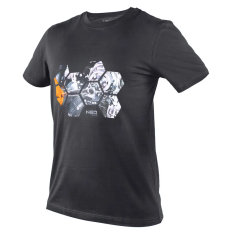 Neo Tools Neo munkavédelmi póló, hatszög grafika, autóalkatrész minta, 100% pamut, 180g/m2, XL