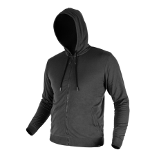 Neo Tools Pulóver kapucnival COMFORT, szürke, 57% pamut 39% poliészter, XXXL (81-514-XXXL)