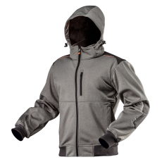 Neo Tools Softshell Munkavédelmi kabát, levehető kapucnival, XL
