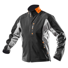Neo Tools Softshell Munkavédelmi kabát, Víz- és szélálló, S/48 Vízálló (5000mm), szellőztető szelepek (3000mpv), S